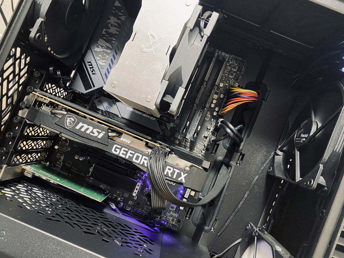 ゲーミングPCを自作してみた【Core i5 11400／GeForce RTX 3060 Ti